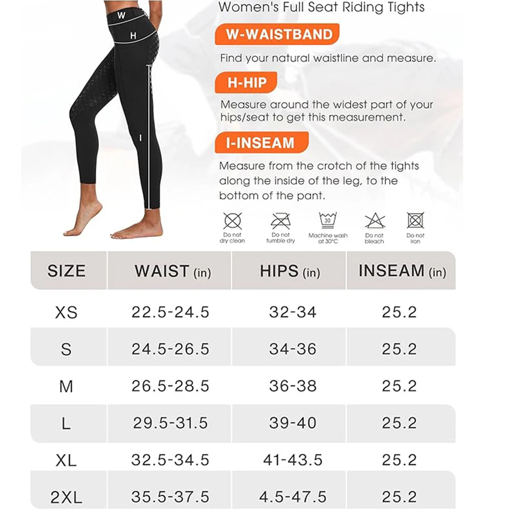 Women's riding pants with pocket, women's training pants with silicone grip, non-slip silicone breathable riding pants 6