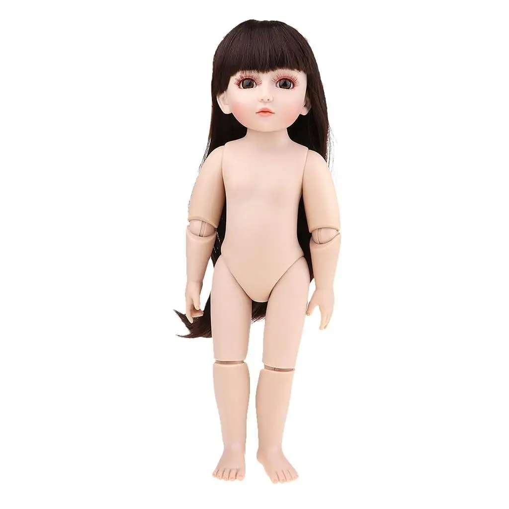 

45cm 18'' Nude Body for Doll Ball Jointed DIY Making