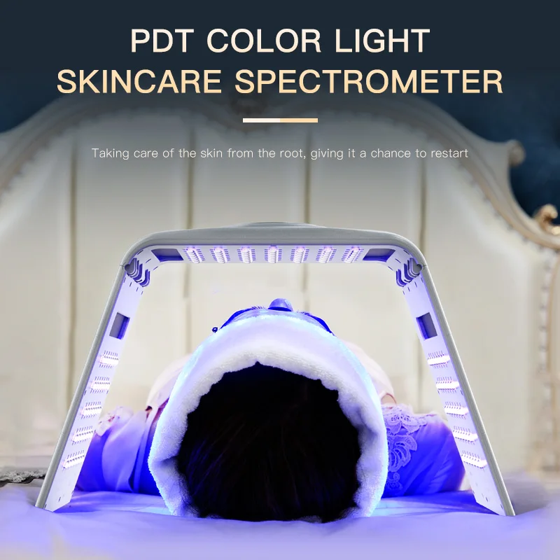 LED Facial Phototherapy 7-Color Photon PDT Luminotherapy Mask Beauty Machine SPA Red Light Therapy Face Body Skin Care Equipment