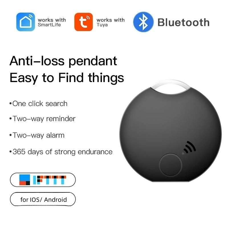 Smart Life Mini Tag Anti-lost Alarm Tuya Wireless Bluetooth Tracker Child's Bag Wallet Car Key Suitcase Finder Locator Itag