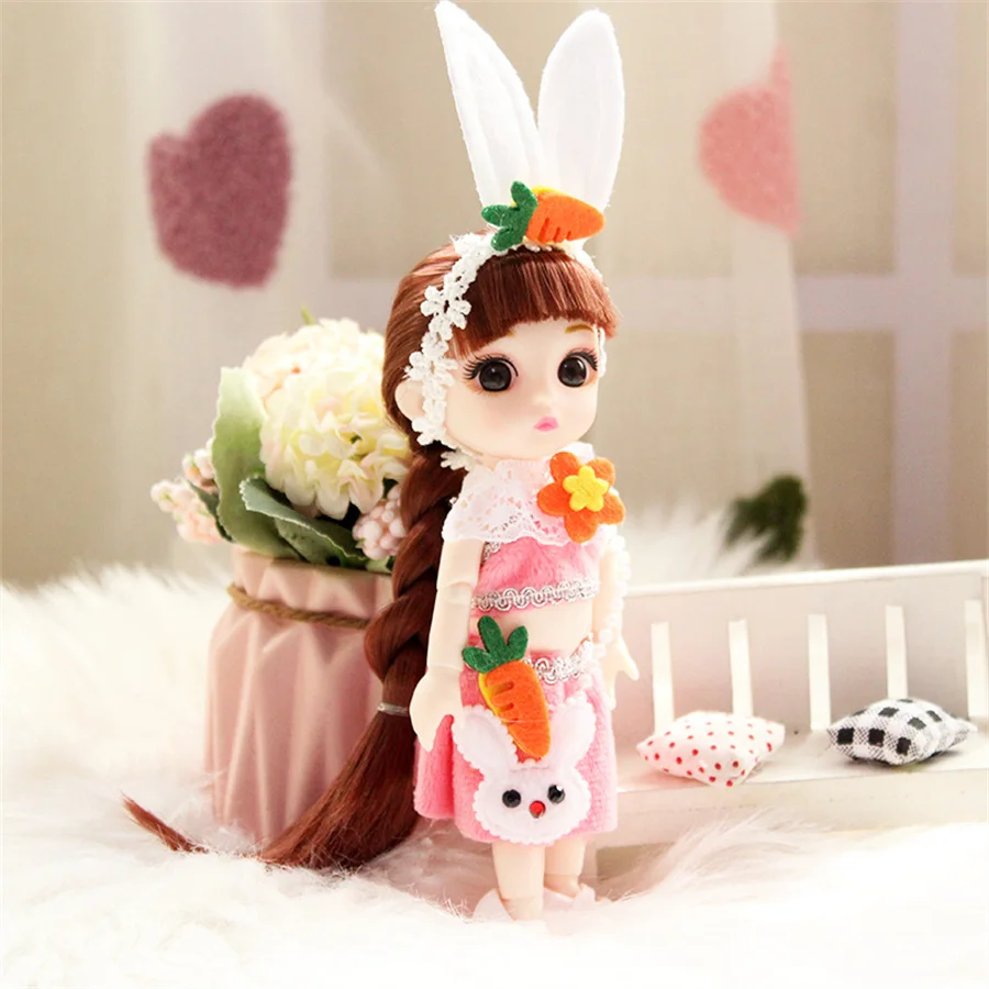 6-Inch 13-Joint Bunny Girl Doll 4