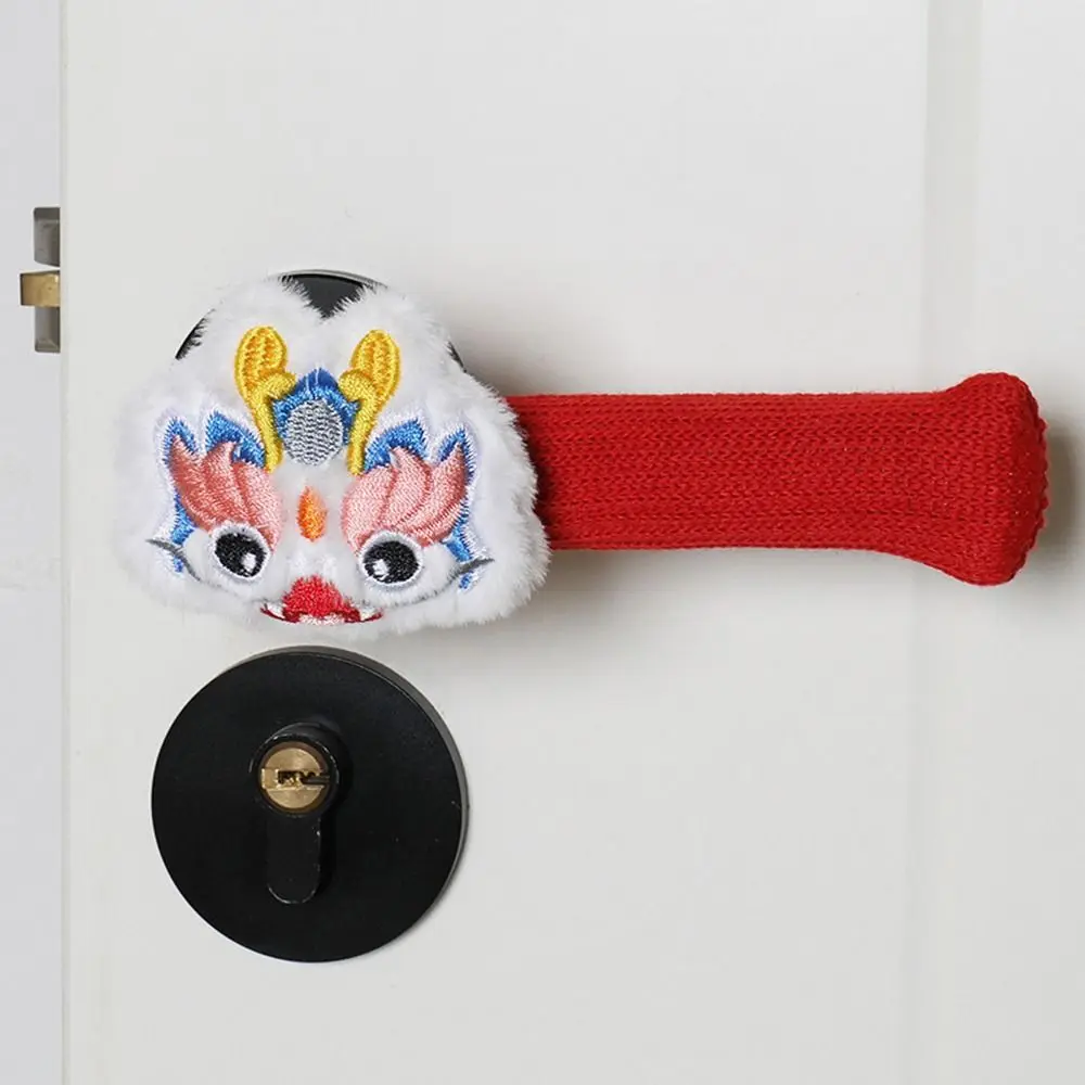 Soft Refrigerator Door Handle Cover Gloves Warmer Fridge Door Handle Cover New Year Decoration Smudges Decor Knob Covers