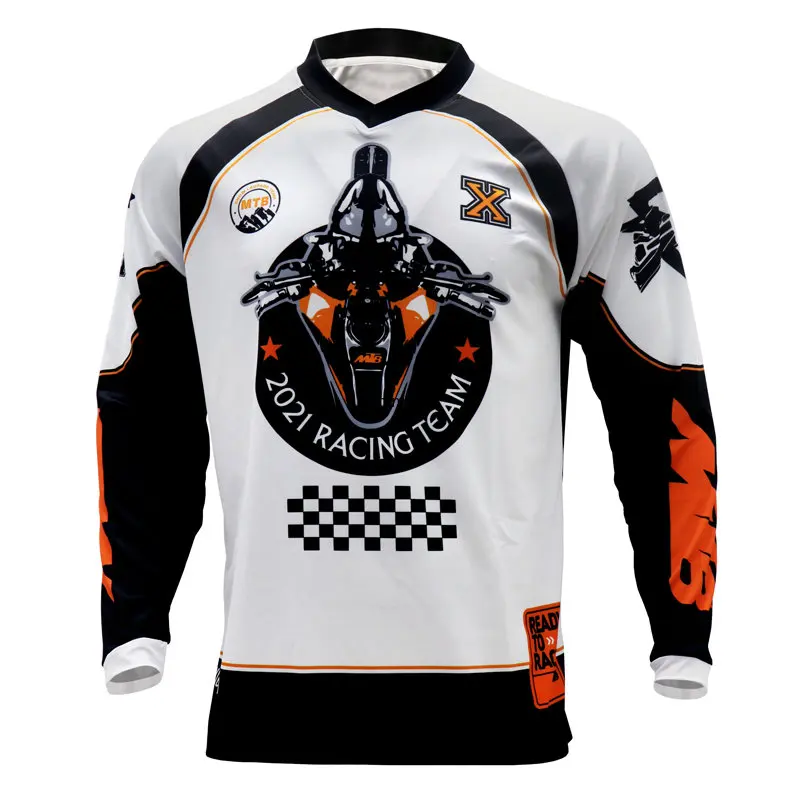 

MTB Motocross Jersey Mountain Bike Shirt Motorcycle Wear BMX DH Clothing Maillot Ciclismo Downhill Wear Men's 2023 Long Sleeve