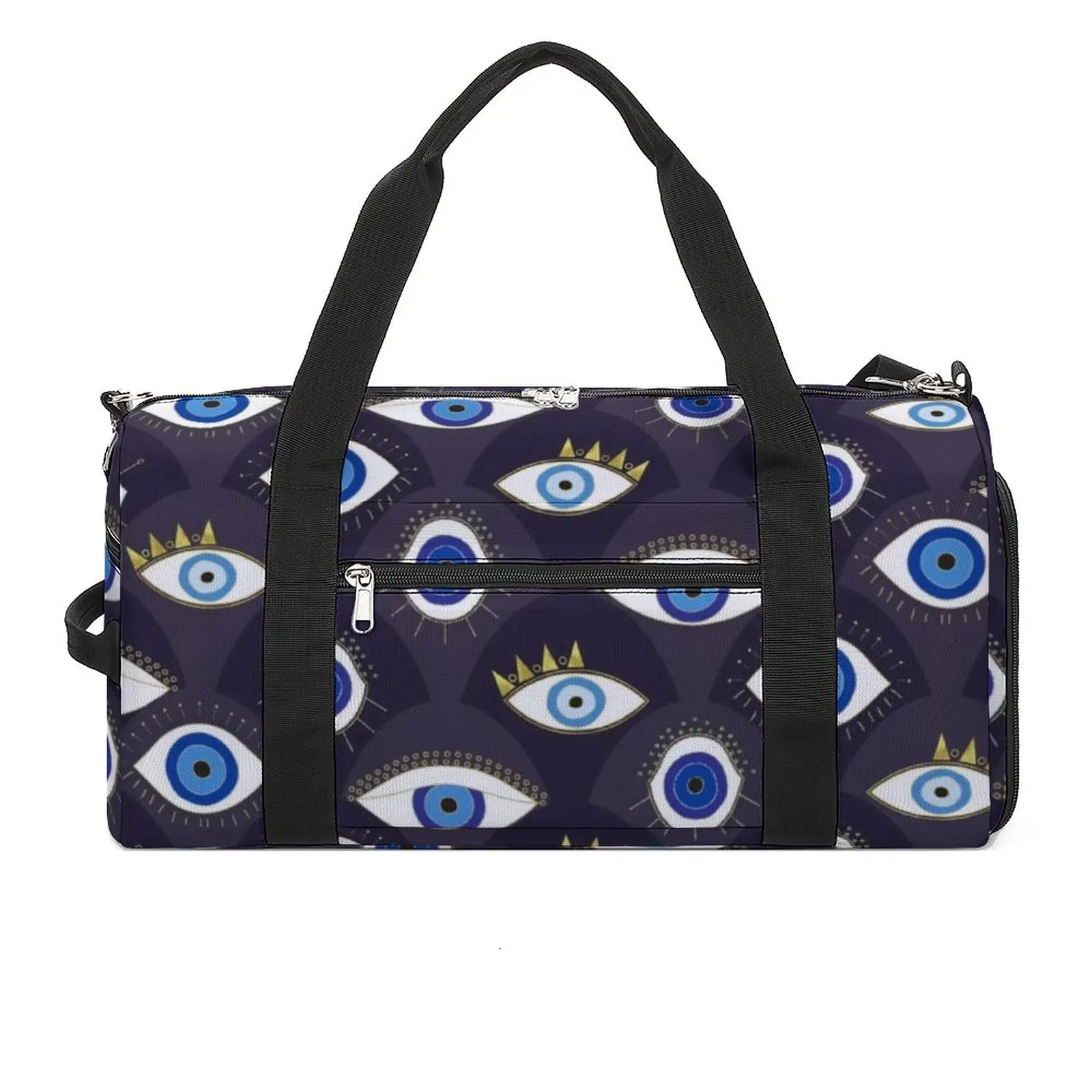 

Eyes Gym Bag Various Evil Eye Weekend Sports Bags Large Training Printed Handbag Funny Fitness Bag For Men Women