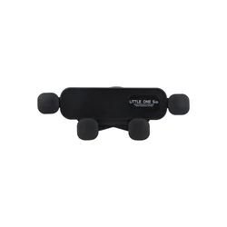 Adjustable Car Air Vent Phone Mount - Universal Holder and Navigation Support Bracket (Black)