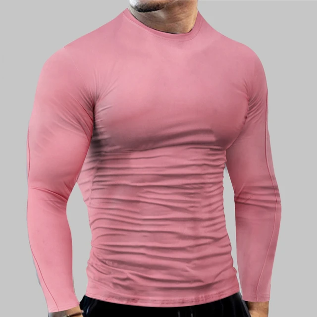 Spandex Bodybuilding Sports Shirts  Long Sleeve Compression Shirts -  Autumn Long - Aliexpress