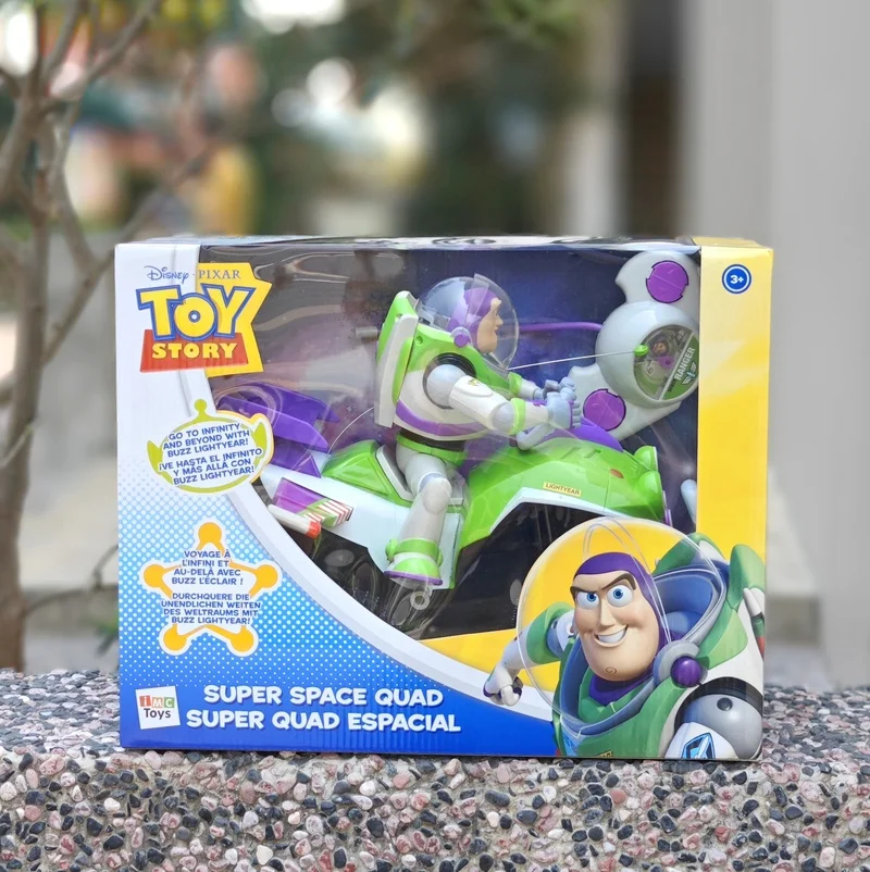 Original Buzz Lightyear Remote Controll Motorcycle Toy Boys Toy