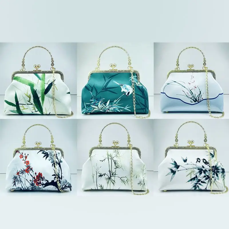 

2022 New Brand Designed Luxury Handbags , Women Tote Bags Clutch , Evening Bags for Girls , Pu Cheongsam Style Purses for Woman