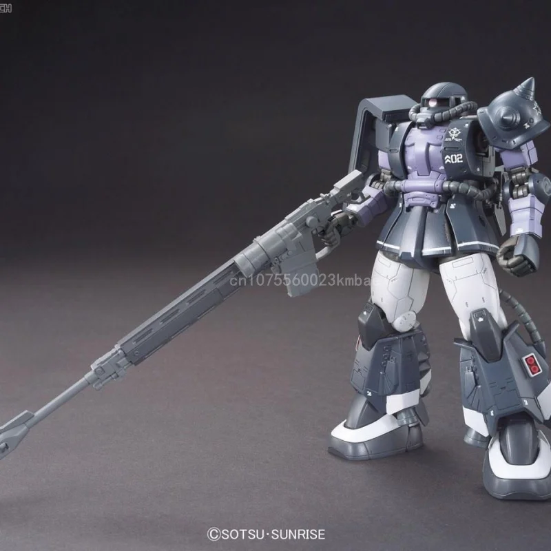 Hg 피규어 Ms-06r-1a Zaku 2 높은 이동성 유형 액션 피규어, 1/144 조립 모델 PVC 컬렉션 룸 장식, 어린이 선물