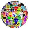 52Pcs/Set Sprunki Stickers Skateboard Notebook Fridge Phone Guitar Luggage Decal Sticker Toy 3