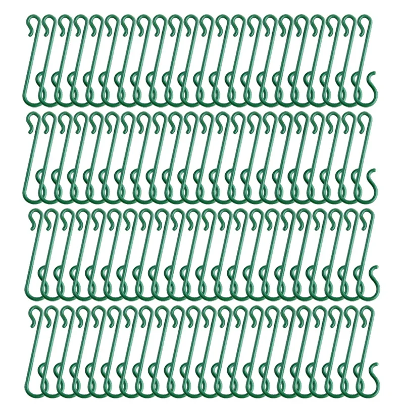 thumbnail image 1 of 10-200 piezas de ganchos en forma de S para adornos navideños, bolas para árbol de Navidad, decoración colgante, suministros de decoración para el hogar para Año Nuevo 2024, 1 of 5