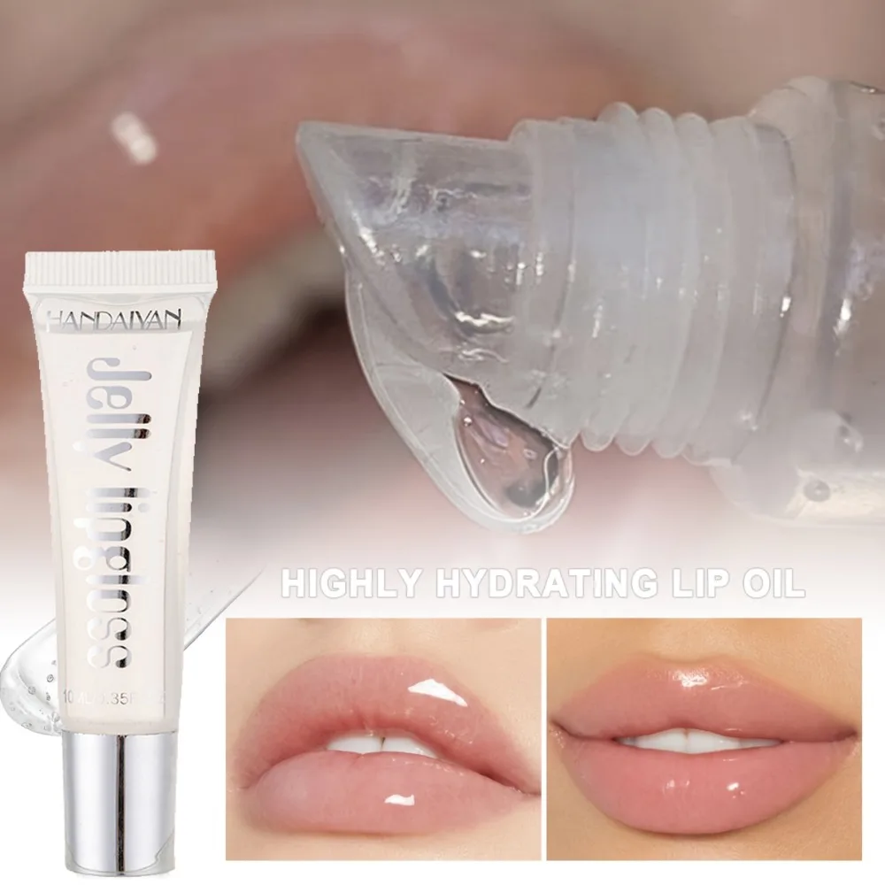 12 Colors Jelly Lip Gloss Wet Cherry Gloss Lip Makeup For Hydrating Shiny Moisturizing Lip Oil Lasting Wear Lipstick Makeup_voghion.com