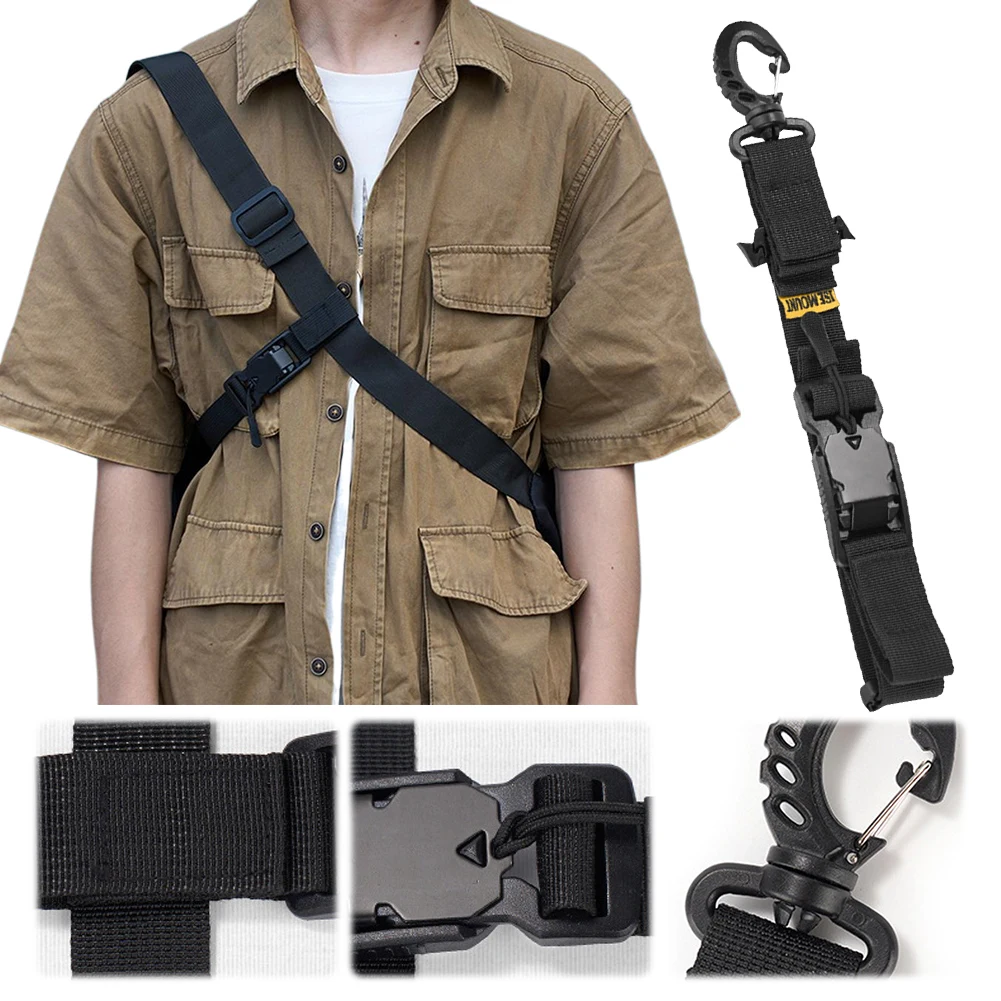 Enhanced Auxiliary Backpack Stabilizer with Quick Detachable Adjustable Strap