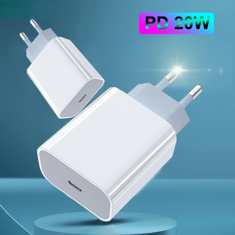 

Quick Charge 4.0 3.0 QC PD Charger 20W QC4.0 QC3.0 USB Type C Fast Charger for iPhone 12 11 Pro MAX For Xiaomi Phone PD Charger