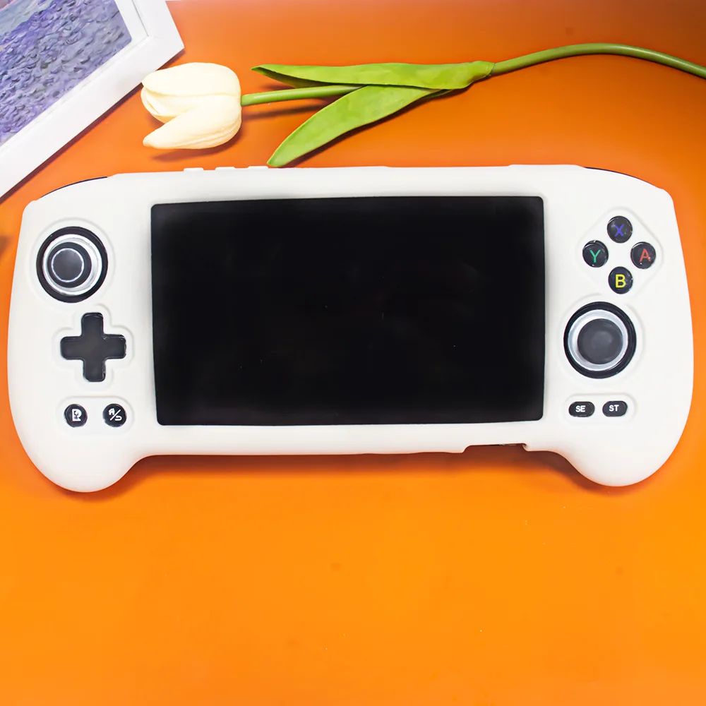 【美品】ambernic RG280V ゴールド【液晶保護・ケース付き】 ANBERNIC RG280V Retro Games 16G/64G-5000 Games 2.8Inch IPS