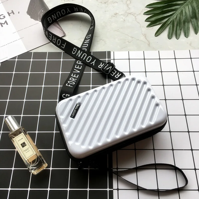 Luxury Hand Bags for Women New Suitcase Shape Totes Women Famous Brand Clutch Bag Mini Box Bag Fashion Mini Luggage Bag 3