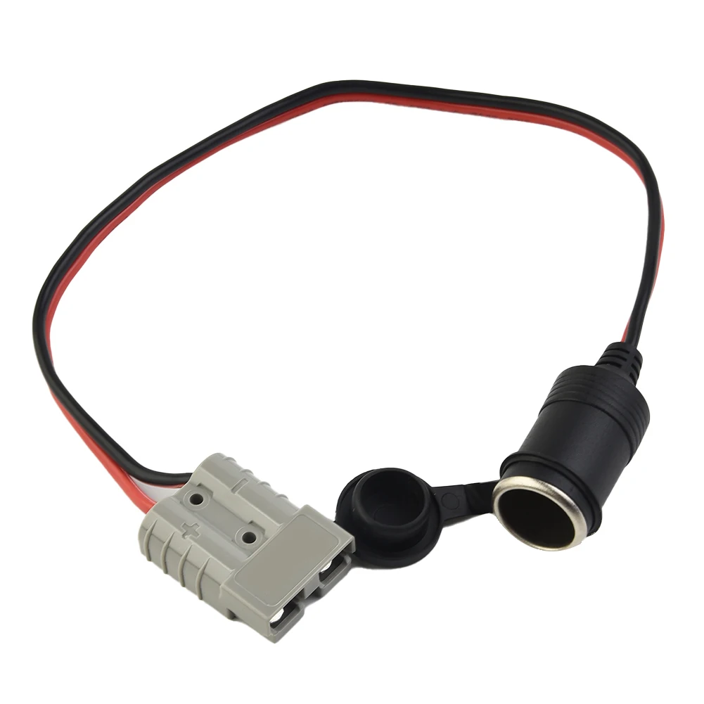 50 Amp For Anderson Plug To 16A Female Cigarette Socket Adaptor 300mm 12/24v 12AWG For Refrigerator Caravan Camping Trailer anderson plug cigarette socket adaptor