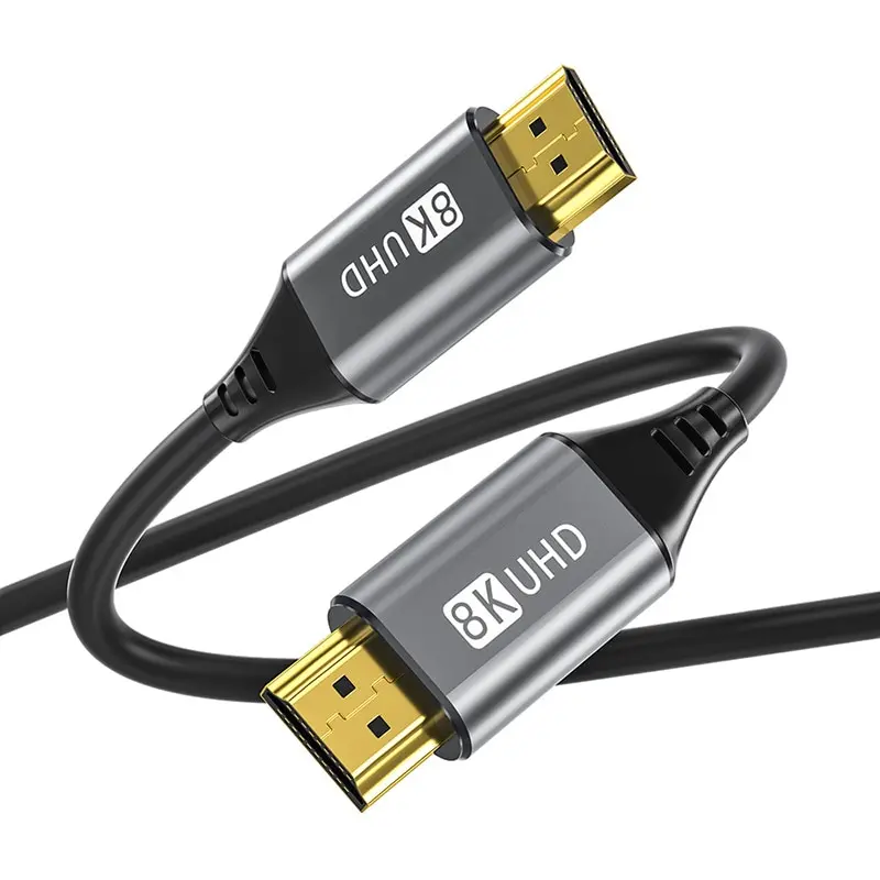 High Speed HDMI Cable 2.1V 4K 120HZ 8K60HZ 48Gbps 3D TV Computer Monitor Projector PS Game Console Audio and Video