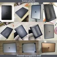 Laptop Case For 2024 MacBook M3 Air 13 A3113 Cover with Cooling Holes TPU Edge PC Cover for M3 Pro 14 16.2 M4 Air 15 2025 Case - Image 2