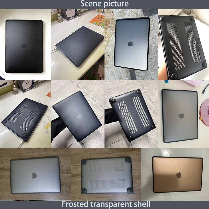 Portátil com Furos de Refrigeração Borda Tpu Tampa do pc Macbook m2 Pro 13 A2338 2023 m3 Pro 14 16.2 ar 15 2023 Case - Imagem 5