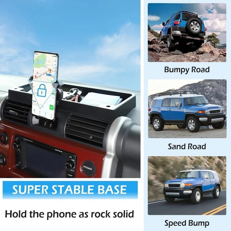 Toyota FJ Cruiser 2007-2021 자동차 센터 콘솔 대시 보드 보관함 대시 정리함 트레이 폰 홀더 인테리어 액세서리