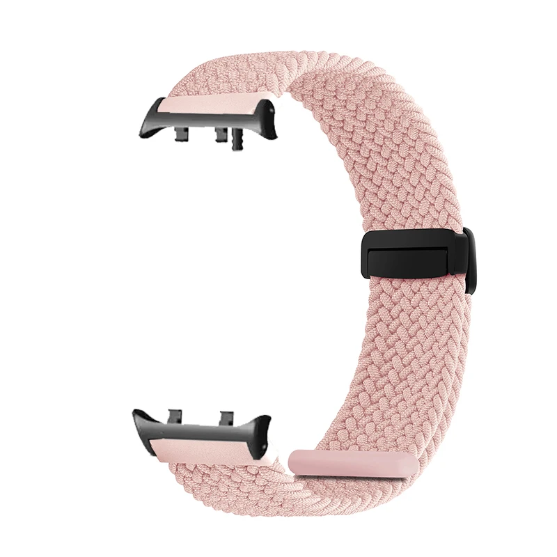 Braided Nylon Magnetic Watchband Bracelet - Breathable & Replaceable Strap