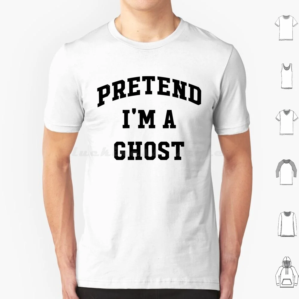 Udawaj, Że Jestem Duch Kostium Na Halloween Sztuczką Lub Traktuj Zabawną Koszulkę Na Prezent 6Xl Bawełna Cool Tee Duch Udaje, Że Jestem Bananem
