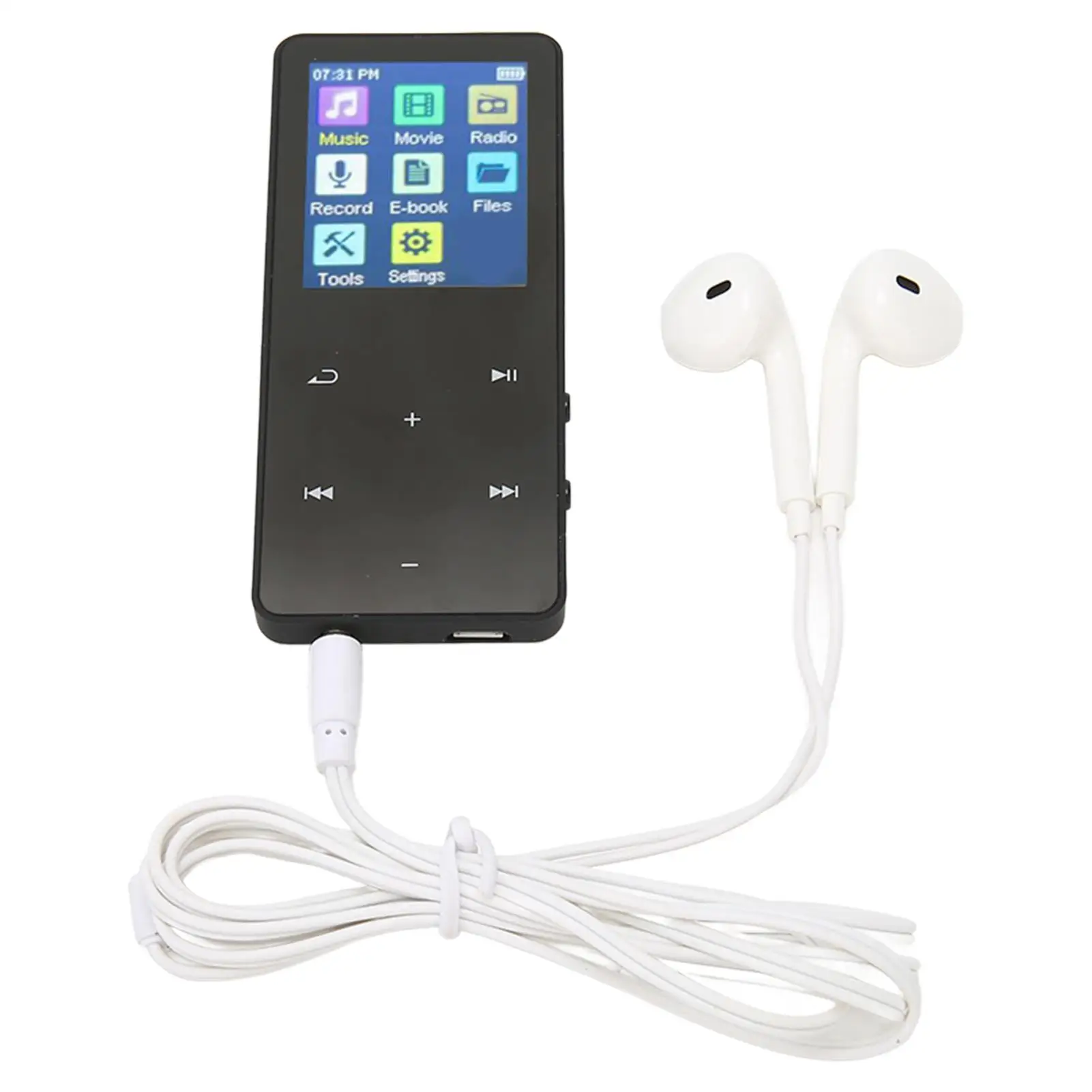 1.8 터치 스크린 블루투스 5.0 MP3 MP4 플레이어, 하이파이 무손실 음악 플레이어, 스포츠용