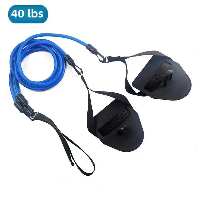 RXMORI 2PCS Foam Swim Aquatic Cuffs, Water Aerobics Float Ring Fitness Oefenset, Enkels Arms Riemen met Snelsluiting, Water Enkelgewichten Armriemen voor Zwemmen Fitness Training(#1