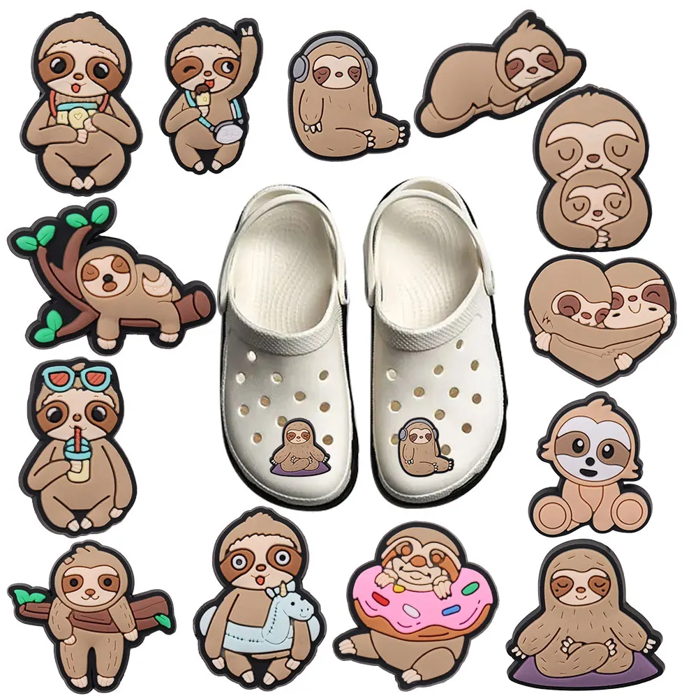 

1-13 шт., застежки для обуви в виде животных