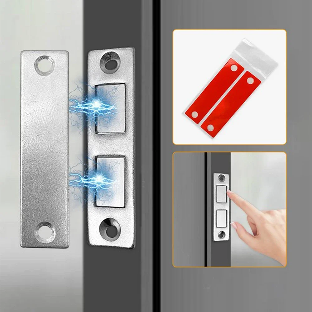 Magnetic Cabinet Catches Door Closer For Closet Cupboard Furniture Hardware Door Stops Wardrobe Drawer Invisible Magnet Catch