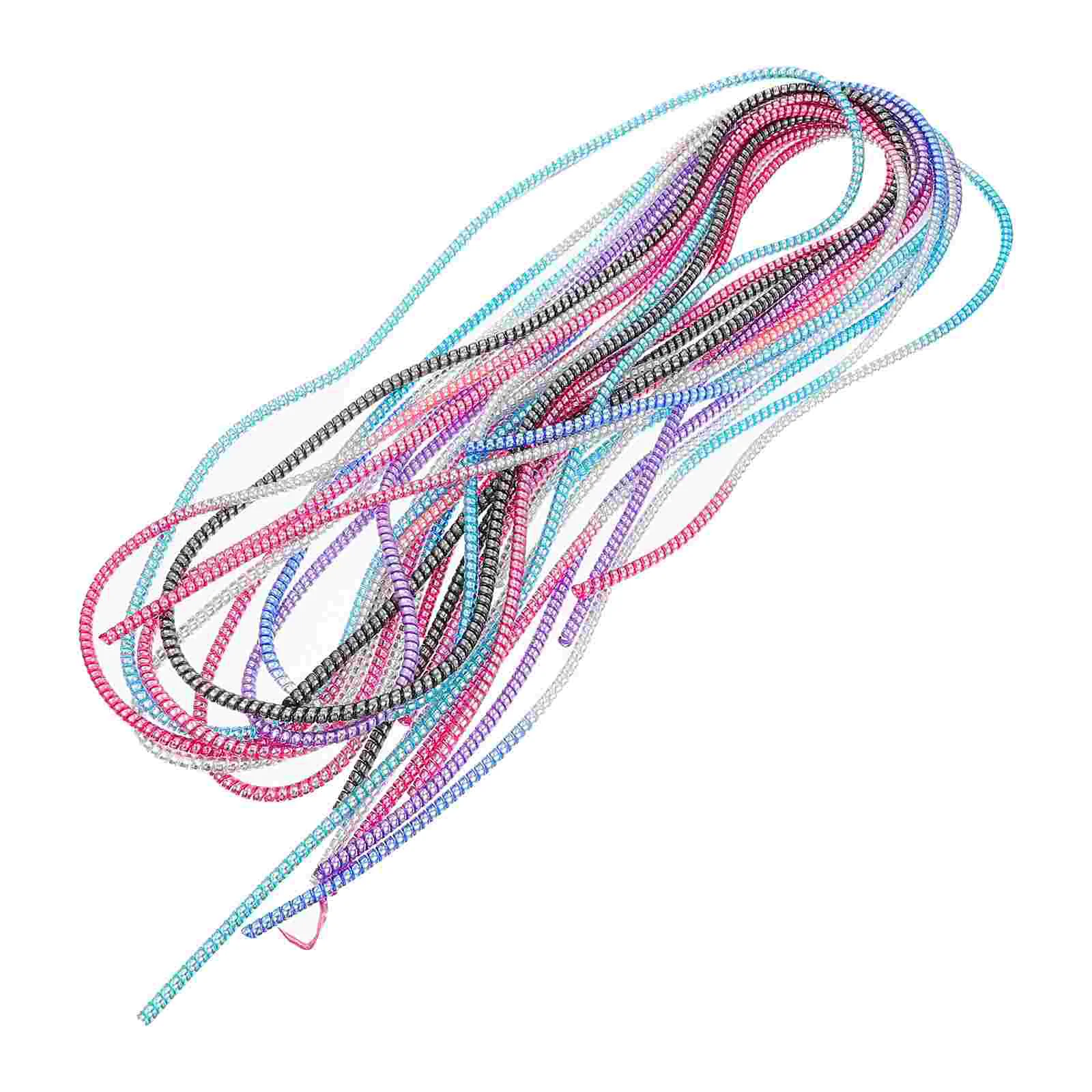 

8 PCS Data Line Protection Rope Organizer Sleeve Protectors USB Plastic Cable Pvc Winding Pipe Wire Wrap Hider Charging Cord