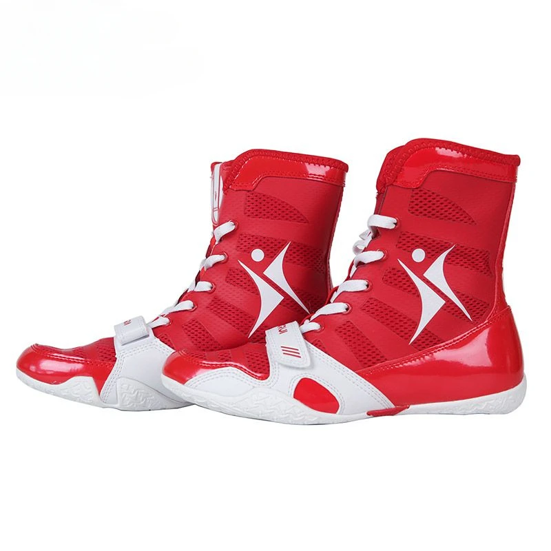 Indoor Fitness Training Boxing Shoe Men and Women Comfortable Ultra-light and Breathable Sports Shoes Non-slip Wrestling Shoes