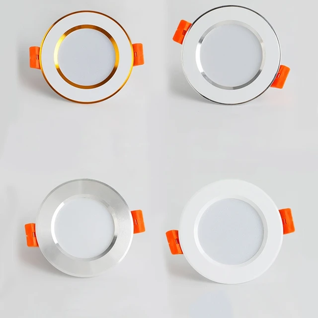 LED Downlight 220V Dimmable Three colors dimming 5W 7W 9W 12W 15W Recessed LED Ceiling Downlight Light Cold Warm white Lamp