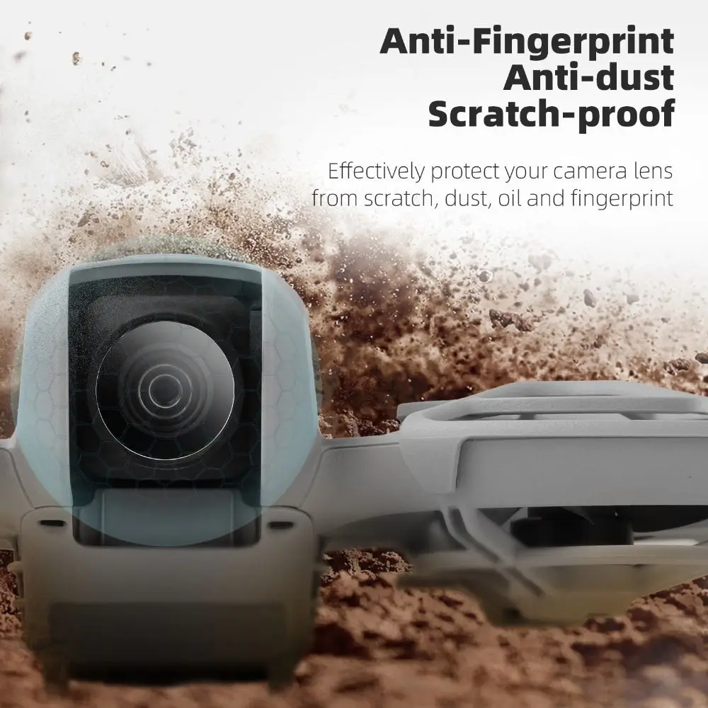 Description Picture 5 of item2Pcs Tempered Glass Drone Camera Lens Protector Anti-scratch 9H Protective Films Ultra-HD Drone Accessories for DJI Neo