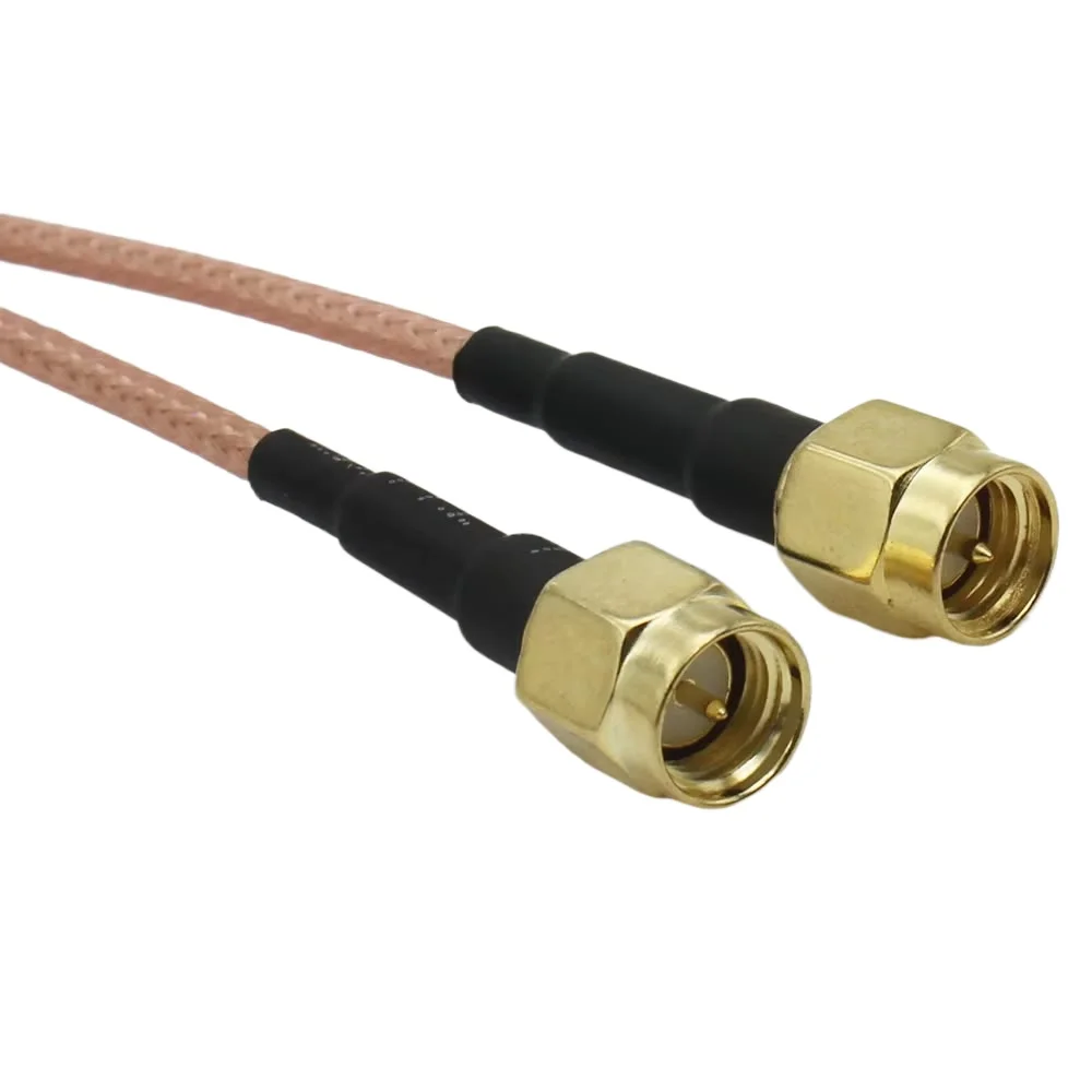 Premium RG316 SMA auf SMA Stecker Buchse RF Koaxial Pigtail Verlängerungskabel Gerade Rechtwinklig Jumper Connector Draht Geringer Verlust – Detail 2