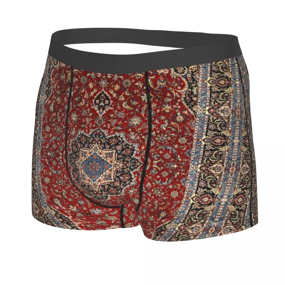 Custom Male Fashion Vintage Oriental Traditional Moroccan Turkish Style Underwear Boxer Briefs Men Soft Shorts Underpants 2