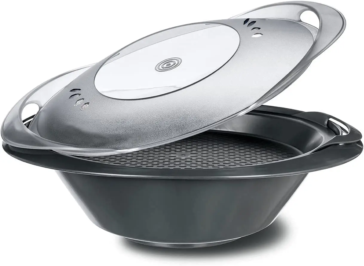 Glass Lid Heat Resistance Steaming Pan Cover Food Processor Robot Lid Food Steamer Clear for Thermomix TM5 / TM6 / TM31
