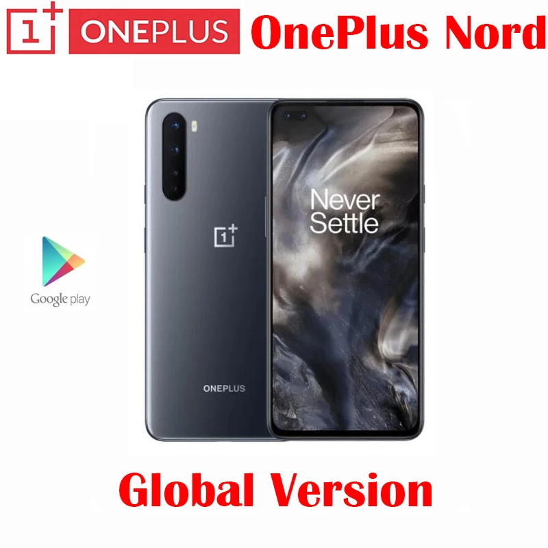 best phone in oneplus series Original Global Version OnePlus Nord 5G Cell Phone 6.44inch 90HZ AMOLED Snapdragon765G Octa Core 48MP Quad Warp 30T 4100mAh NFC one plus best mobile