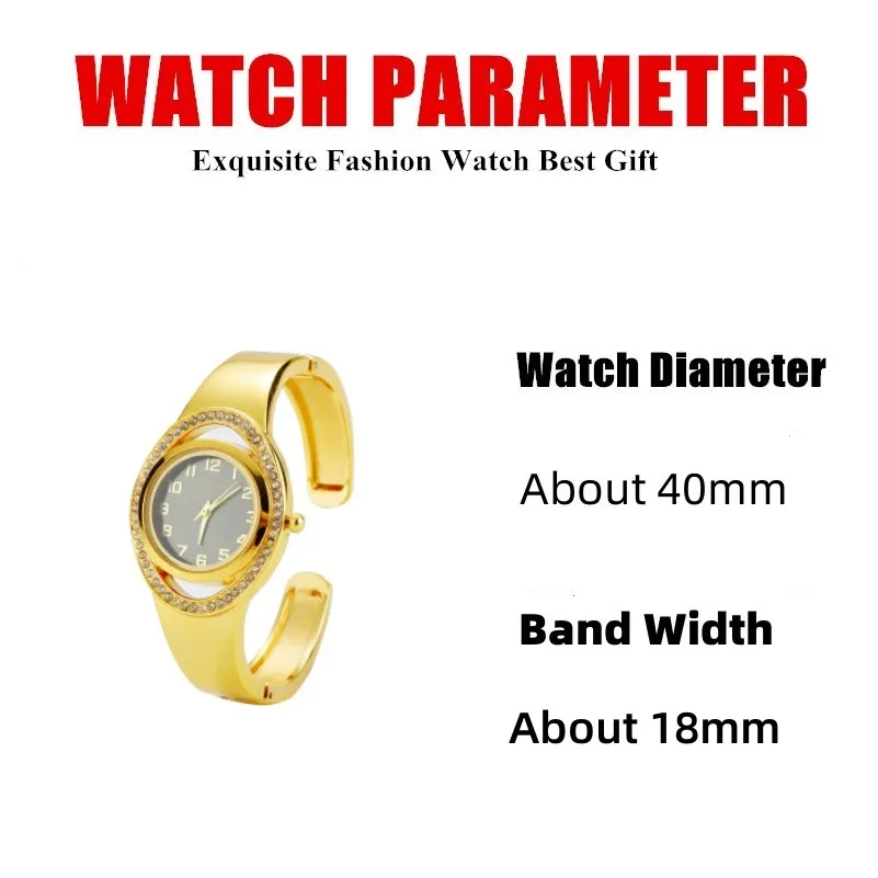 CANSNOW Brand Luxury Fashion Rhinestone Round Dial Ladies Quartz Bracelet Watch Elegant Female Clock Women's Saati Relojes 6