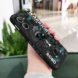 Trendy Cool Boy Liquid Silicone Phone Case for Realme 10 ProPlus (Black 1)