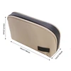 PU Leather Digital Storage Bag Cosmetic Case Large Capacity Waterproof Storage Bag For Mobile Phone Data Cable Solid Color 4