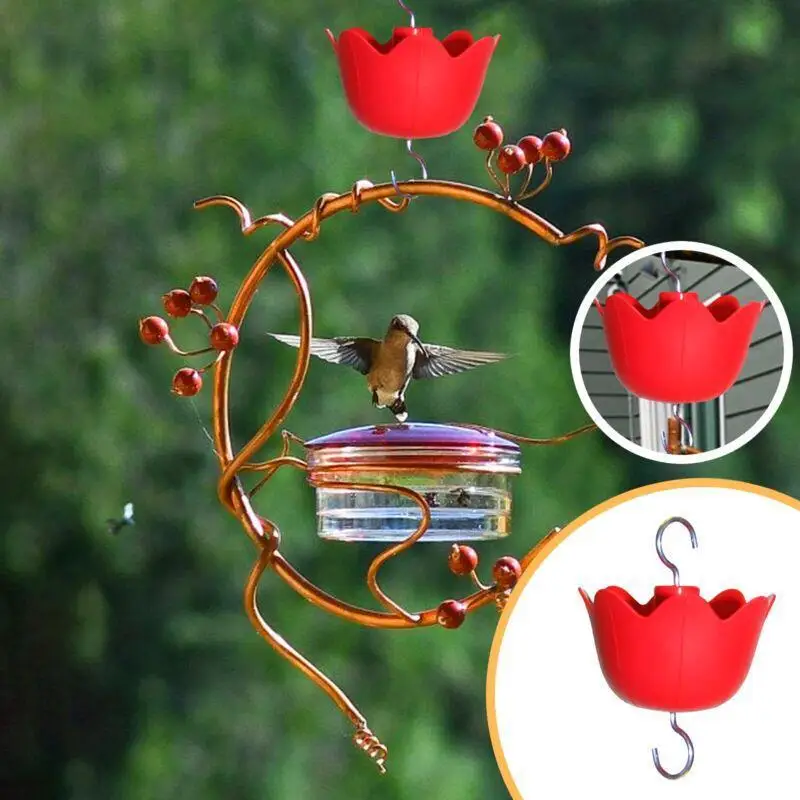 Ant Moat Trap Hanging Insect Protector Per Colibrì Feeder Bird Food Guard