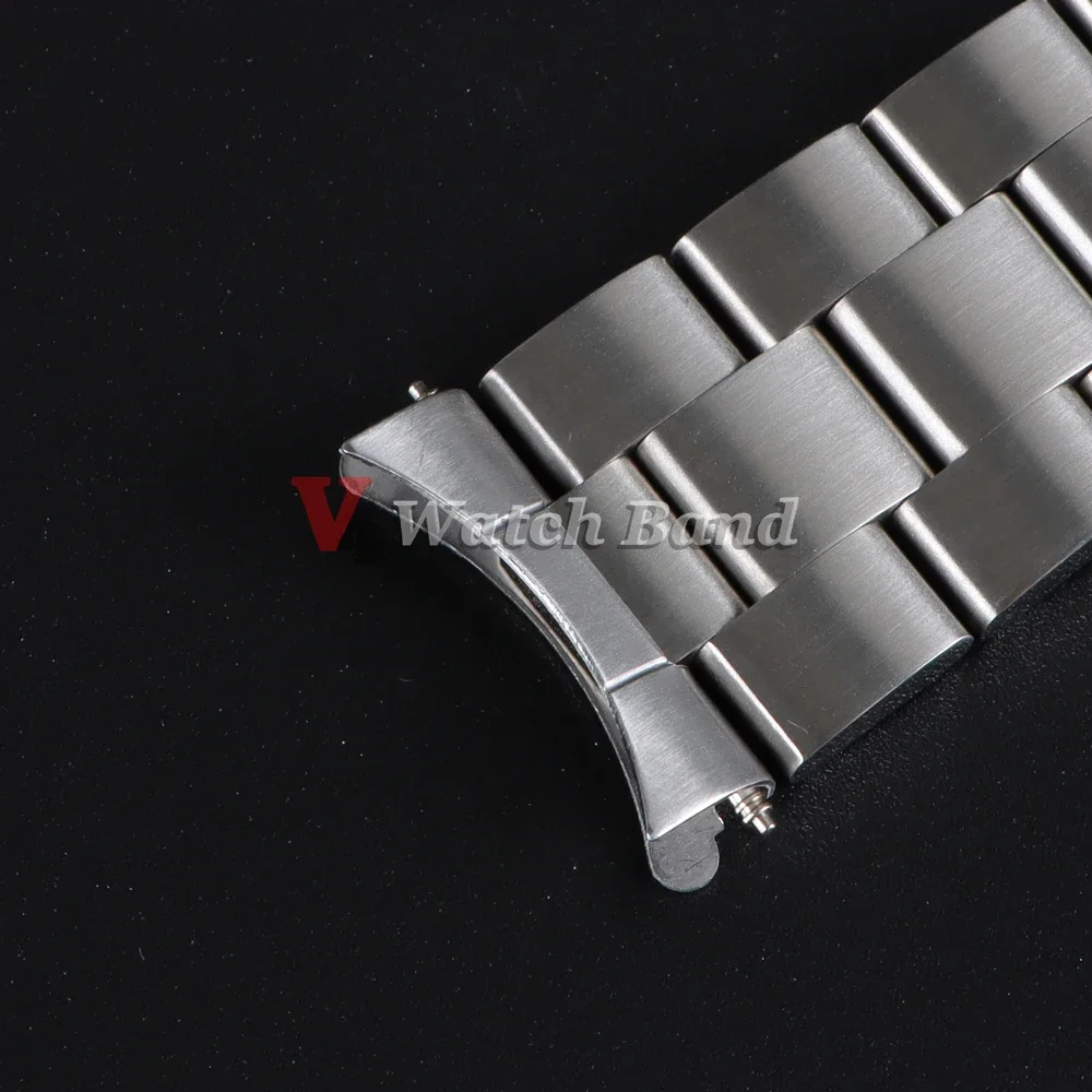Curved End Stainless Steel Adapter for Watch Strap Connector Accessories
