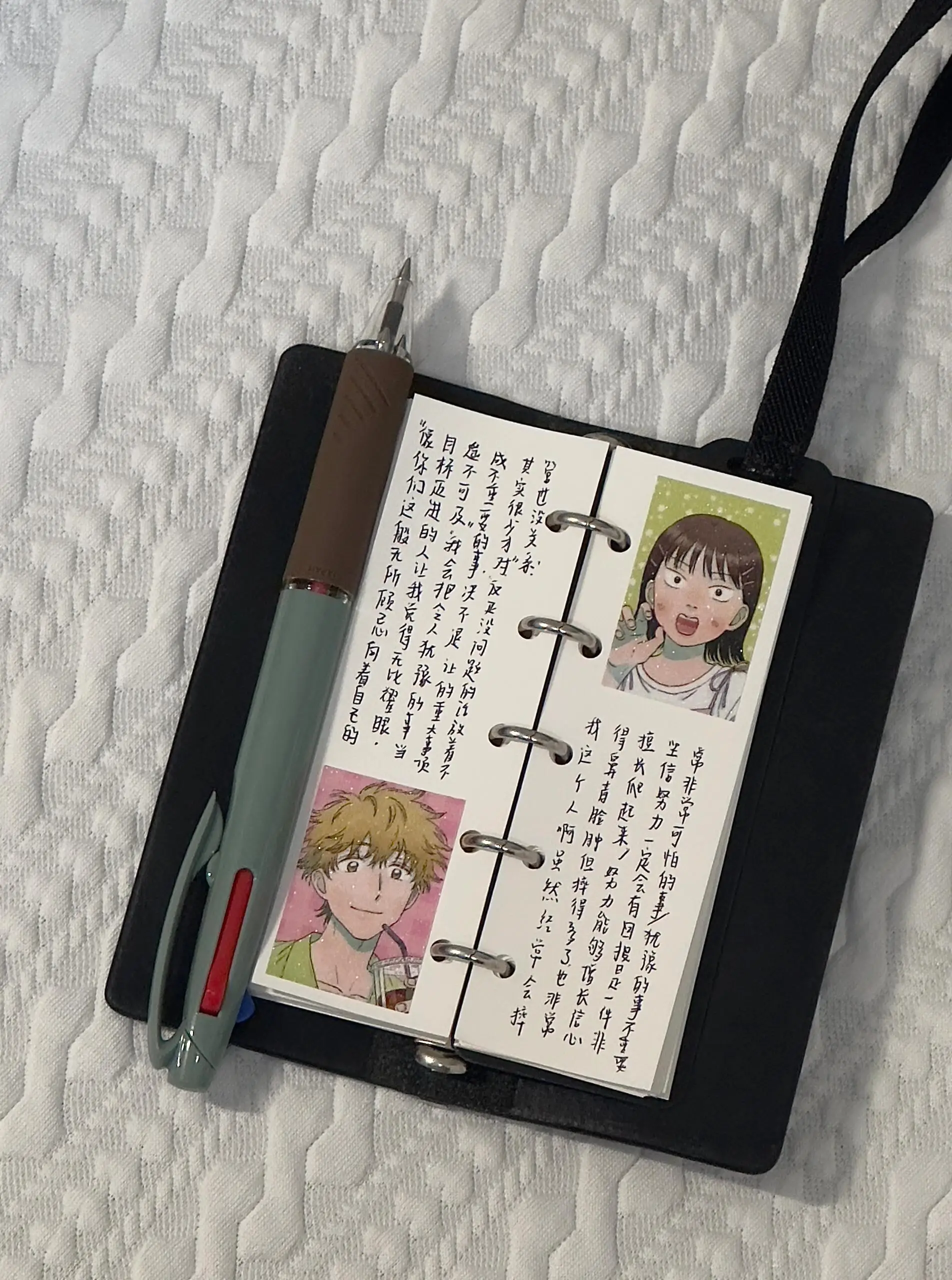 Black Mini Notebook With Blank Inner Pages And Soft Leather Design Suitable For Students' Daily Use As A Portable Pocket Book leather notebook student notebook