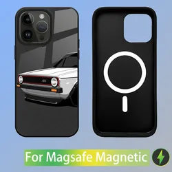 Custodia per telefono magnetica ispirata a Volkswagen con compatibilità per ricarica wireless MagSafe