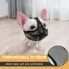 Short Snout Dog Muzzle Mesh Adjustable Breathable Anti Biting Bulldog Short Snout Muzzle for Dogs Bulldog Mouth Muzzle 1