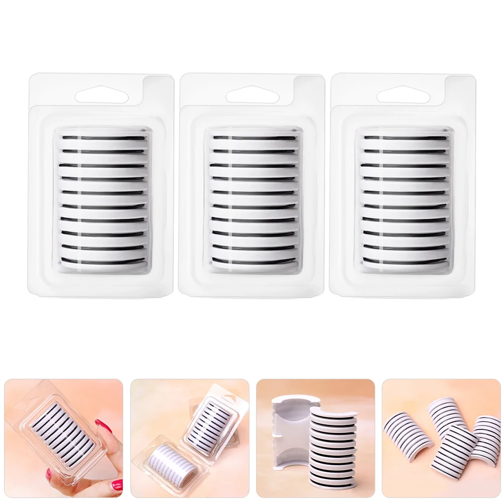 

3 Boxes Self Adhesive Eyelash Strip False Eyelashes Strips Stick on Eyeliner Clear Band Resin Glue Self-adhesive for Bulk