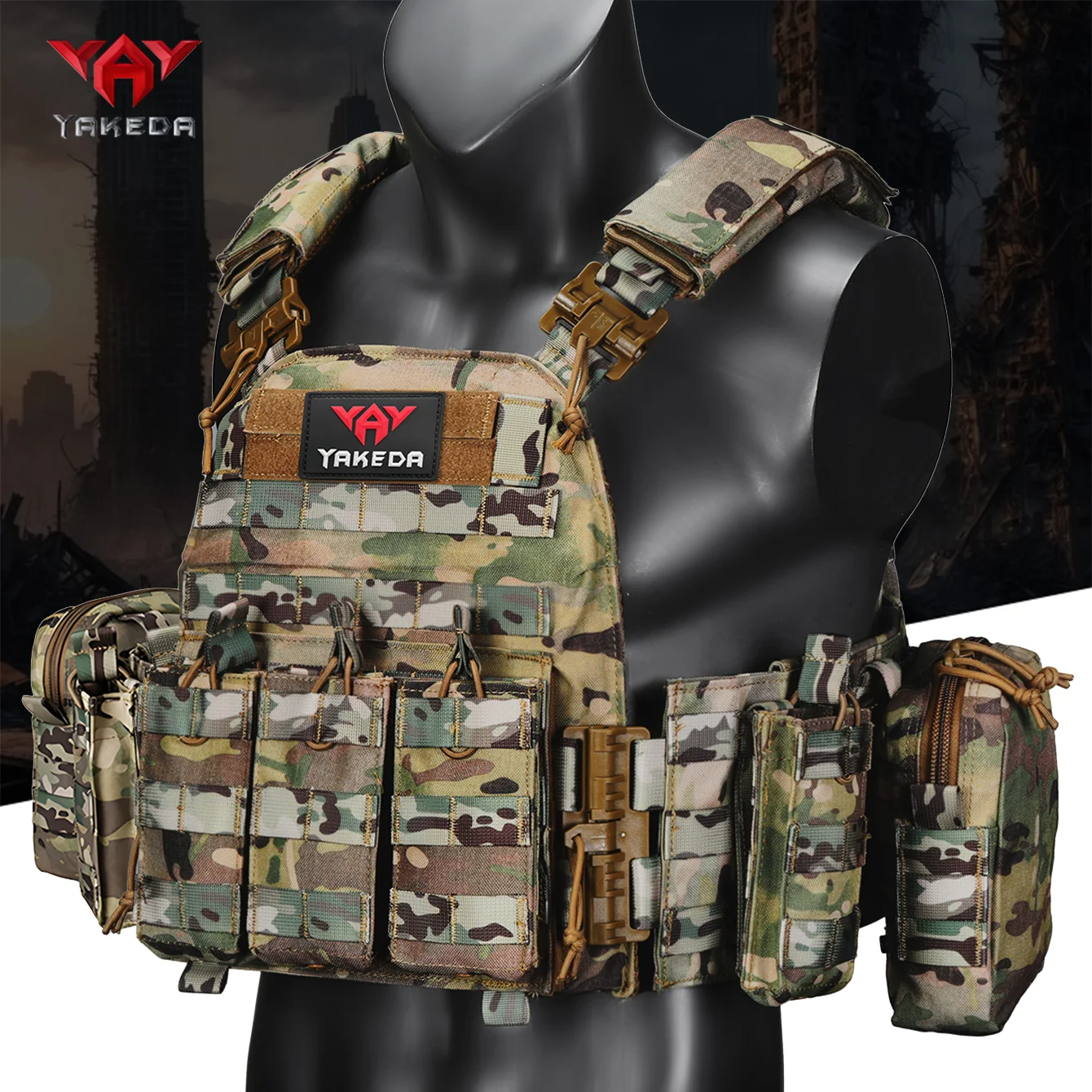 Quick Release Three in One Hunting Equipment Bag Vest