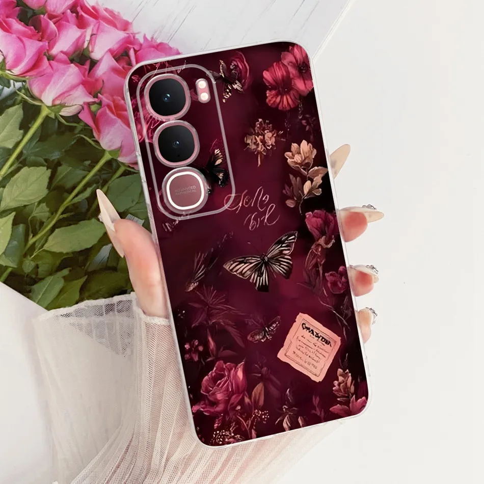 Elegant Flower Butterfly Soft Silicone Phone Case - Premium Back Cover